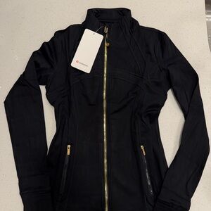 Luluemon Black and Gold Jacket